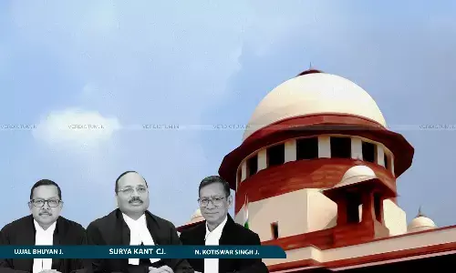 CJI Surya Kant, Justice Ujjal Bhuyan, Justice N. Kotiswar Singh, Supreme Court