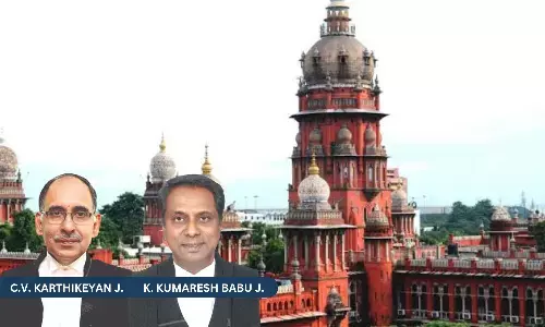 Justice C.V. Karthikeyan, Justice K. Kumaresh Babu, Madras High Court