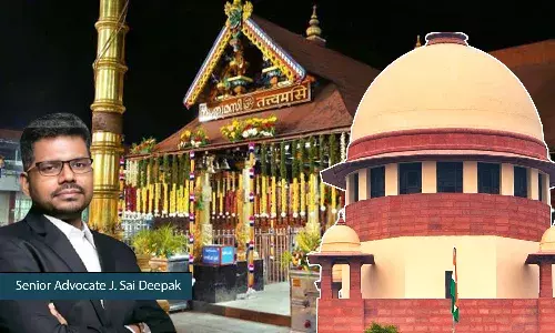 There Is No Need To Attack Power Of Judicial Review: CJI Tells Senior Adv J Sai Deepak After He Submits That Courts Shouldnt Preside Over Codified Religious Practice There Is No Need To Attack Power Of Judicial Review: CJI Tells Senior Adv J Sai Deepak After He Submits That Courts Shouldnt Preside Over Codified Religious Practice