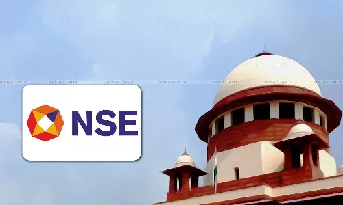 Supreme Court Stays Delhi HC Order Holding National Stock Exchange Of India A Public Authority Under RTI Act Supreme Court Stays Delhi HC Order Holding National Stock Exchange Of India A Public Authority Under RTI Act