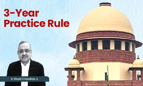 No Training Schedule Can Replace Real Bar Practice For A Budding Jurist: Justice Vinod Chandran Dissents As Majority Reduces 3 Years Practice Requirement For Judiciary Exams No Training Schedule Can Replace Real Bar Practice For A Budding Jurist: Justice Vinod Chandran Dissents As Majority Reduces 3 Years Practice Requirement For Judiciary Exams