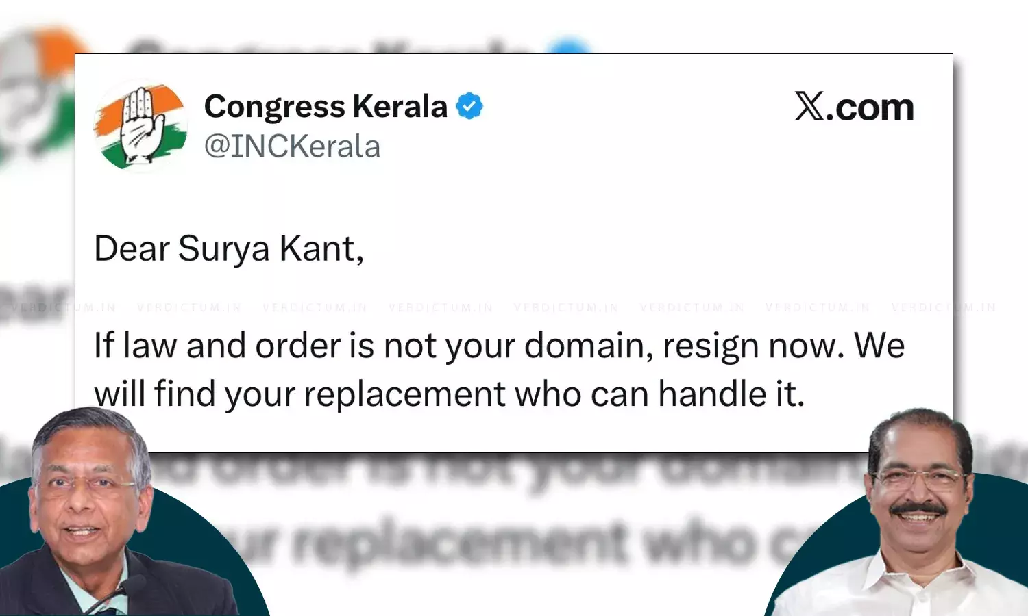 AoR Seeks AGs Sanction To Initiate Contempt Proceedings Against Kerala Congress President Over Social Media Post Targeting CJI AoR Seeks AGs Sanction To Initiate Contempt Proceedings Against Kerala Congress President Over Social Media Post Targeting CJI