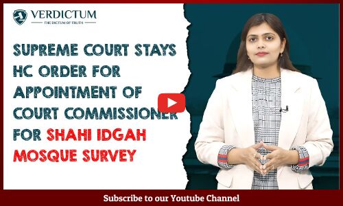 SC Stays High Court Order For Appointment Of Court Commissioner For Shahi Idgah Mosque Survey